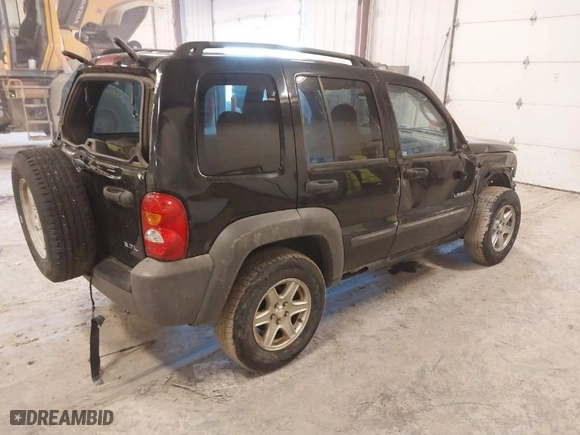 2004 Jeep Liberty Sport with VIN 1J4GL48K44W221827, listed as a IAAI auction lot 41691349 with 157,642 mi miles. Bid and sale history available at carsss.com. Image 4.