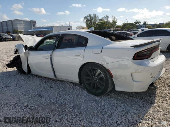 2021 Dodge Charger GT with VIN 2C3CDXHG8MH527334, listed as a Copart auction lot 51149374 with 63,519 mi miles and Non Repairable. Bid and sale history available at DreamBid. Image 2.