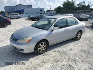 2006 Mitsubishi Lancer ES z VIN JA3AJ26E96U019579, wystawiony jako Copart lot #54498735 z przebiegiem 184 292 mil mil oraz Szkoda całkowita • Salvage title. Historia ofert i sprzedaży dostępna na DreamBid. Obrazek 1.