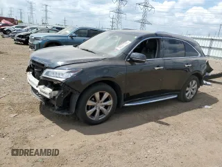 2015 Acura MDX Advance with VIN 5FRYD4H85FB032671, listed as a Copart auction lot 56531185 with Not provided miles and Salvage title. Bid and sale history available at DreamBid. Image 1.
