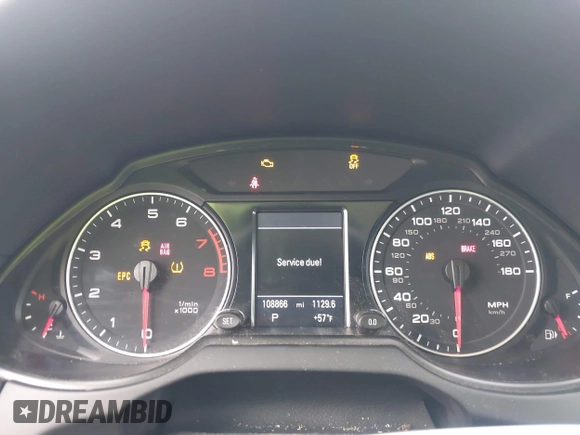 2011 Audi Q5 Premium Plus with VIN WA1LFAFP7BA098327, listed as a IAAI auction lot 42067991 with 108,866 mi miles and . Bid and sale history available at DreamBid. Image 7.
