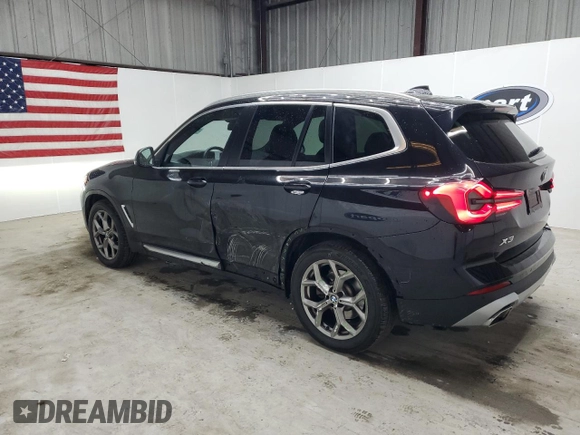 2024 BMW X3 xDrive30i with VIN 5UX53DP03R9T88438, listed as a Copart auction lot 52167265 with 30,466 mi miles and Clean Title. Bid and sale history available at carsss.com. Image 2.