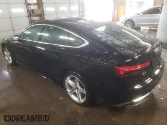 2022 Audi A5 Sportback S line Premium with VIN WAUDACF5XNA021536, listed as a Copart auction lot 82031654 with 52,676 mi miles and Salvage Title. Bid and sale history available at carsss.com. Image 2.