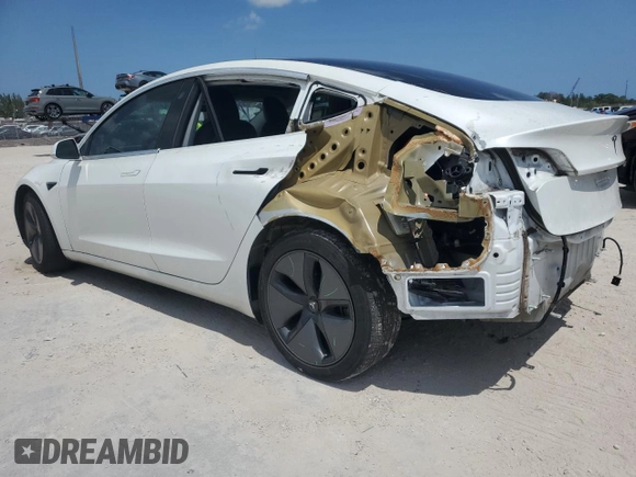 2019 Tesla Model 3 Long Range with VIN 5YJ3E1EB5KF418329, listed as a Copart auction lot 52183935 with 121,784 mi miles and Salvage Title. Bid and sale history available at DreamBid. Image 2.