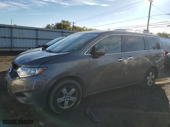 2016 Nissan Quest SV with VIN JN8AE2KP2G9155753, listed as a Copart auction lot 73886833 with 166,635 mi miles. Bid and sale history available at carsss.com. Image 1.