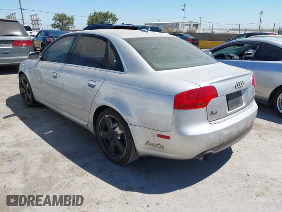 2006 Audi A4 2.0T with VIN WAUBF78E46A183290, listed as a IAAI auction lot 42850483 with 144,922 mi miles and . Bid and sale history available at DreamBid. Image 3.