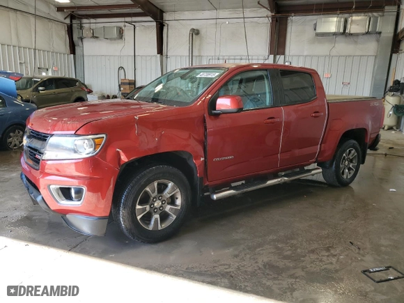 2016 Chevrolet Colorado 4WD Z71 with VIN 1GCGTDE39G1352563, listed as a Copart auction lot 48738915 with 136,794 mi miles and Clean Title. Bid and sale history available at carsss.com. Image 1.