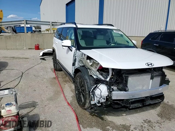 2025 Hyundai Santa Fe Calligraphy z VIN 5NMP54GL8SH116265, wystawiony jako Copart lot #49860135 z przebiegiem 1 089 mil mil oraz Szkoda całkowita • Salvage title. Historia ofert i sprzedaży dostępna na DreamBid. Obrazek 15.