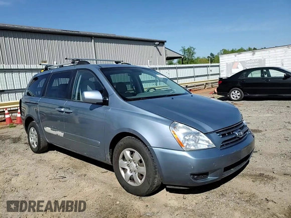 2008 Kia Sedona EX with VIN KNDMB233386237457, listed as a Copart auction lot 53727365 with 246,238 mi miles and Salvage Title. Bid and sale history available at carsss.com. Image 11.