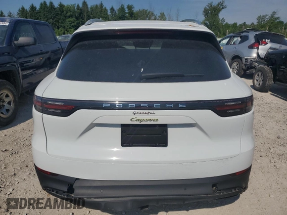 2022 Porsche Cayenne E-Hybrid with VIN WP1AE2AYXNDA26111, listed as a Copart auction lot 59268574 with Not provided miles and Salvage title. Bid and sale history available at DreamBid. Image 6.