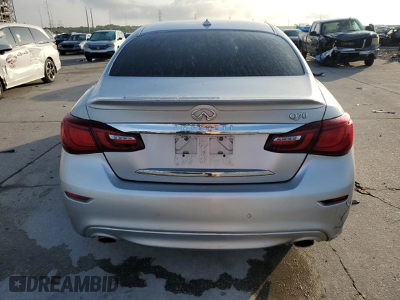 2017 Infiniti Q70 3.7 with VIN JN1BY1AP6HM740551, listed as a Copart auction lot 54435405 with 103,557 mi miles and Salvage Title. Bid and sale history available at DreamBid. Image 6.