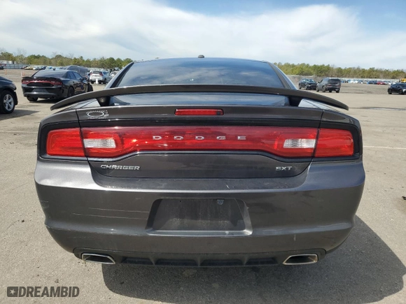 2013 Dodge Charger SXT Plus with VIN 2C3CDXHG0DH610871, listed as a Copart auction lot 52609855 with 135,974 mi miles and Salvage Title. Bid and sale history available at carsss.com. Image 6.