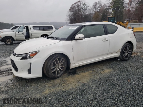2014 Scion tC z VIN JTKJF5C78E3086696, wystawiony jako Copart lot #84040544 z przebiegiem 83 973 mil mil oraz Szkoda całkowita • Salvage title. Historia ofert i sprzedaży dostępna na DreamBid. Obrazek 1.