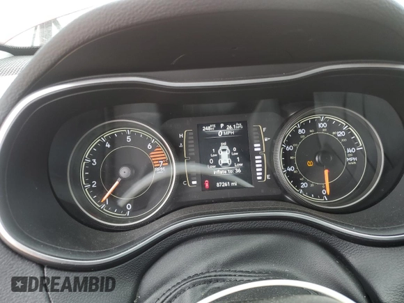 2021 Jeep Cherokee Altitude with VIN 1C4PJMLB7MD181385, listed as a Copart auction lot 42996225 with 87,261 mi miles and Salvage Title. Bid and sale history available at carsss.com. Image 9.