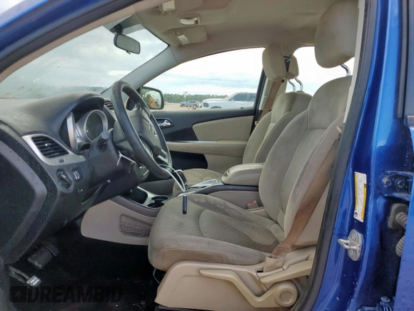 2015 Dodge Journey SE z VIN 3C4PDCAB5FT659370, wystawiony jako Copart lot #60314995 z przebiegiem 197 230 mil mil oraz Czysty tytuł • Clean title. Historia ofert i sprzedaży dostępna na DreamBid. Obrazek 7.