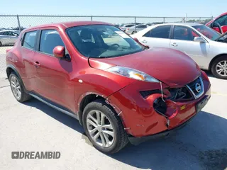 2013 Nissan Juke SV with VIN JN8AF5MR1DT210978, listed as a IAAI auction lot 41971074 with 1 mi miles. Bid and sale history available at carsss.com. Image 1.