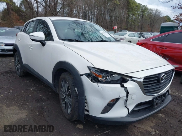 2017 Mazda CX-3 Touring with VIN JM1DKFC76H0172634, listed as a IAAI auction lot 41736544 with 48,585 mi miles. Bid and sale history available at carsss.com. Image 1.