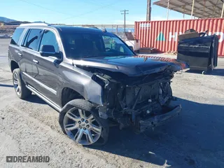 2018 Cadillac Escalade Premium Luxury with VIN 1GYS4CKJ9JR222838, listed as a IAAI auction lot 41192354 with 78,389 mi miles. Bid and sale history available at carsss.com. Image 1.