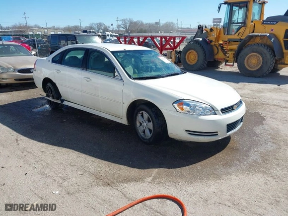2009 Chevrolet Impala 3.5L LT with VIN 2G1WT57K191317950, listed as a IAAI auction lot 41664591 with NaN miles. Bid and sale history available at carsss.com. Image 1.