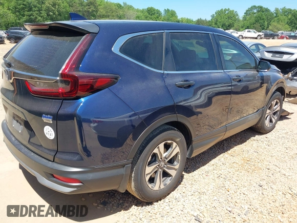 2020 Honda CR-V LX with VIN 2HKRW1H22LH412512, listed as a IAAI auction lot 42107381 with 60,062 mi miles and . Bid and sale history available at DreamBid. Image 4.