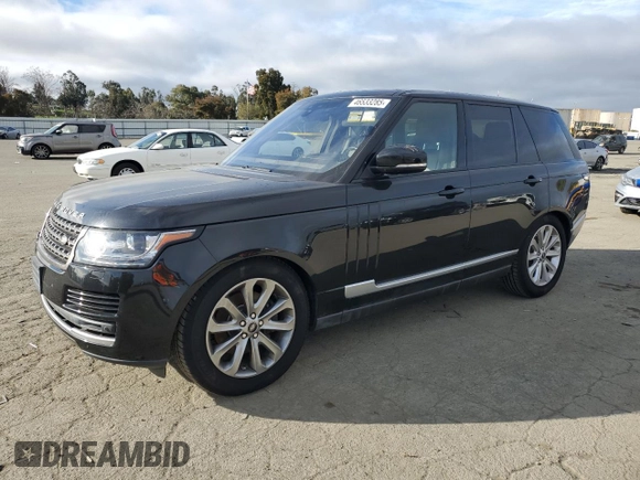 2017 Land Rover Range Rover with VIN SALGR2FV4HA346814, listed as a Copart auction lot 46533285 with 91,818 mi miles and Clean title. Bid and sale history available at DreamBid. Image 1.
