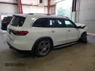 2021 Mercedes-Benz GLS with VIN 4JGFF5KE3MA386021, listed as a Copart auction lot 58835623 with 46,911 mi miles. Bid and sale history available at carsss.com. Image 3.