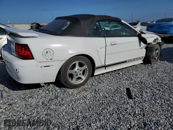 2002 Ford Mustang Deluxe with VIN 1FAFP44492F121223, listed as a Copart auction lot 62474065 with 128,984 mi miles and Salvage title. Bid and sale history available at DreamBid. Image 3.