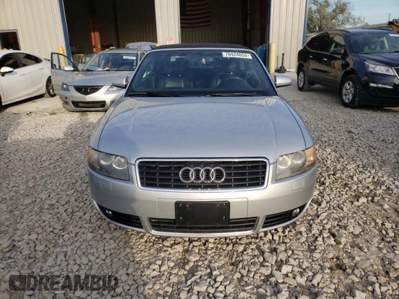 2003 Audi A4 1.8T with VIN WAUAC48H63K029294, listed as a Copart auction lot 70424853 with 120,865 mi miles and Non Repairable. Bid and sale history available at carsss.com. Image 5.