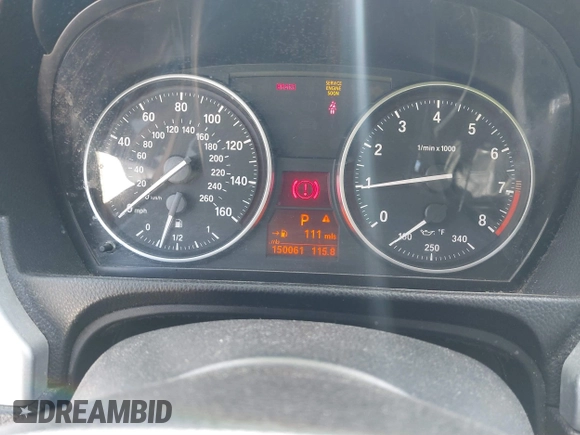 2013 BMW 3 Series 328i xDrive with VIN WBAKF3C52DJ385588, listed as a IAAI auction lot 41892255 with 150,061 mi miles. Bid and sale history available at carsss.com. Image 7.