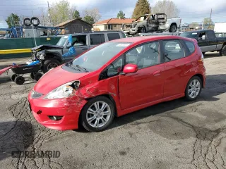 2010 Honda Fit Sport with VIN JHMGE8G49AC038364, listed as a Copart auction lot 54507915 with 112,098 mi miles and Salvage title. Bid and sale history available at DreamBid. Image 1.