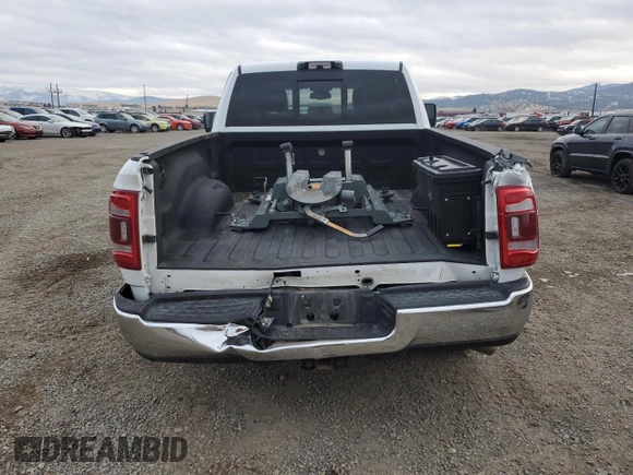 2023 Ram 2500 Laramie with VIN 3C6UR5FL6PG533411, listed as a Copart auction lot 85919074 with 0 mi miles and Salvage Title. Bid and sale history available at carsss.com. Image 6.