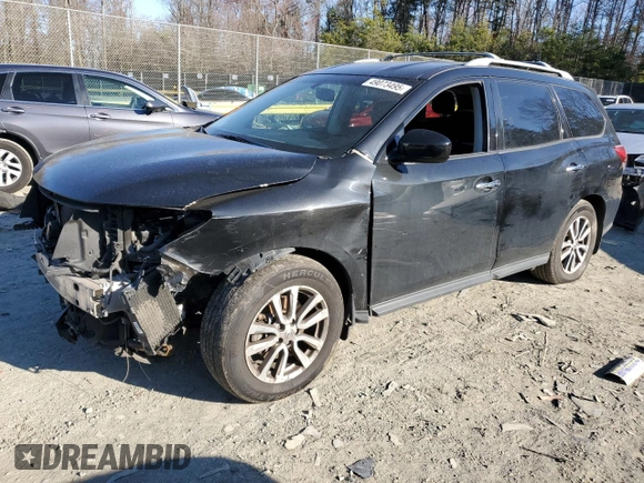 2016 Nissan Pathfinder S with VIN 5N1AR2MM5GC622732, listed as a Copart auction lot 49073495 with 108,028 mi miles and Non repairable. Bid and sale history available at DreamBid. Image 1.