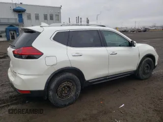 2017 Nissan Rogue S with VIN 5N1AT2MV1HC851274, listed as a Copart auction lot 52857885 with 81,223 mi miles and Salvage Title. Bid and sale history available at carsss.com. Image 3.