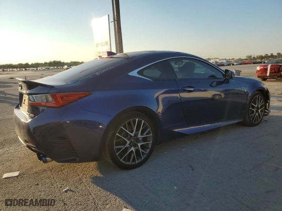 2015 Lexus RC 350 with VIN JTHHE5BC2F5010774, listed as a Copart auction lot 73773814 with 143,534 mi miles and Salvage Title. Bid and sale history available at carsss.com. Image 3.