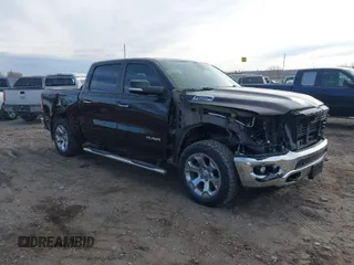 2019 Ram 1500 Big Horn/Lone Star with VIN 1C6SRFFT7KN781986, listed as a IAAI auction lot 41725219 with 62,351 mi miles. Bid and sale history available at carsss.com. Image 1.