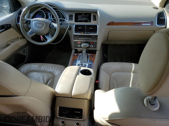 2015 Audi Q7 3.0T Premium with VIN WA1CGAFEXFD027008, listed as a Copart auction lot 86569104 with 114,352 mi miles and Salvage Title. Bid and sale history available at carsss.com. Image 8.
