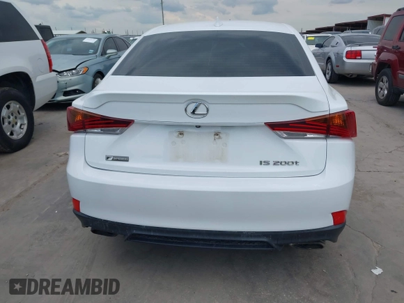2017 Lexus IS 200t with VIN JTHBA1D21H5043573, listed as a IAAI auction lot 42197503 with 137,045 mi miles and . Bid and sale history available at DreamBid. Image 16.