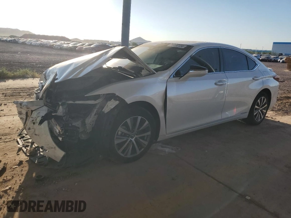 2021 Lexus ES with VIN 58ACA1C1XMU007237, listed as a Copart auction lot 74486134 with 57,064 mi miles and Salvage Title. Bid and sale history available at carsss.com. Image 1.