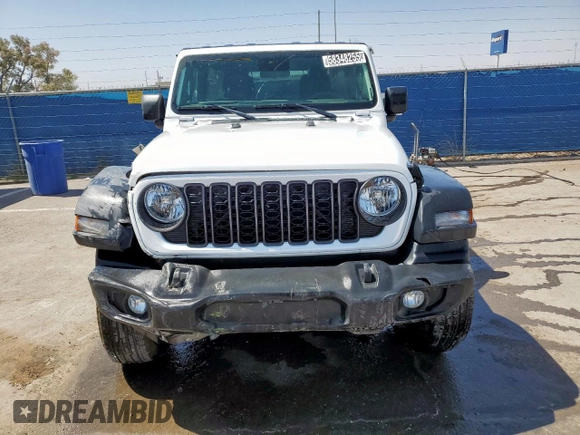 2024 Jeep Wrangler Sport S z VIN 1C4PJXDN0RW300836, wystawiony jako Copart lot #58348255 z przebiegiem 16 171 mil mil oraz Czysty tytuł • Clean title. Historia ofert i sprzedaży dostępna na DreamBid. Obrazek 5.