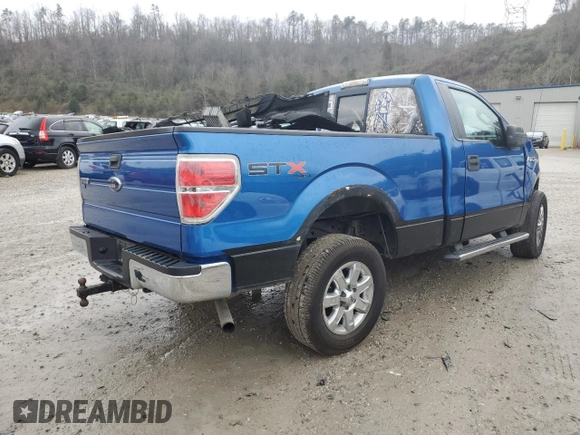 2009 Ford F-150 XL with VIN 1FTRF14WX9KB51584, listed as a Copart auction lot 65973012 with 169,766 mi miles and Salvage title. Bid and sale history available at DreamBid. Image 3.