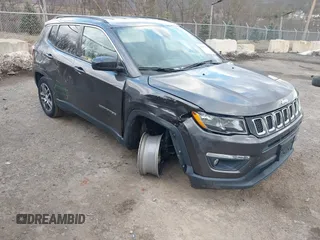 2019 Jeep Compass Latitude with VIN 3C4NJDBB1KT839413, listed as a IAAI auction lot 41437378 with 66,595 mi miles and . Bid and sale history available at DreamBid. Image 6.