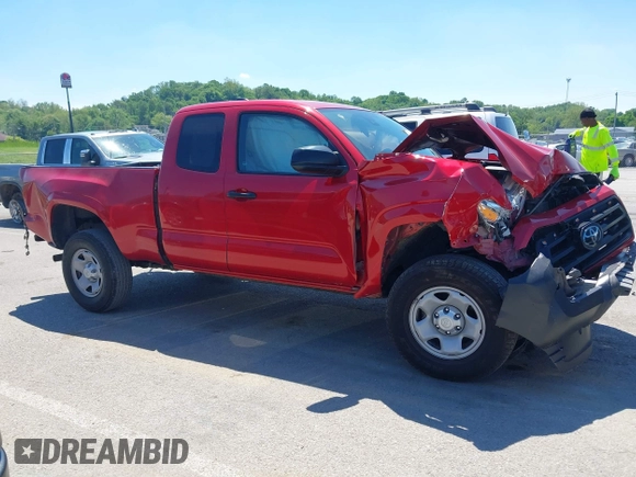 2021 Toyota Tacoma SR with VIN 3TYRX5GN6MT016261, listed as a IAAI auction lot 42203262 with 78,744 mi miles and . Bid and sale history available at DreamBid. Image 12.