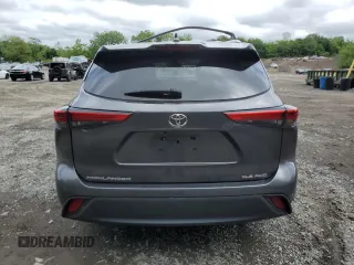 2021 Toyota Highlander XLE with VIN 5TDHZRBH9MS553524, listed as a Copart auction lot 57469405 with 51,784 mi miles and Salvage title. Bid and sale history available at DreamBid. Image 6.
