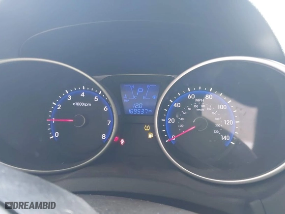 2013 Hyundai Tucson GLS with VIN KM8JU3AC6DU769194, listed as a IAAI auction lot 42018641 with 169,537 mi miles. Bid and sale history available at carsss.com. Image 7.