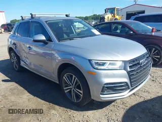2020 Audi Q5 Premium Plus with VIN WA1E2AFY5L2067280, listed as a IAAI auction lot 42502484 with 62,583 mi miles and . Bid and sale history available at DreamBid. Image 1.