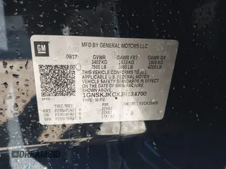 2018 Chevrolet Suburban Premier z VIN 1GNSKJKCXJR134700, wystawiony jako IAAI lot #41282040 z przebiegiem 105 554 mil mil oraz . Historia ofert i sprzedaży dostępna na DreamBid. Obrazek 9.