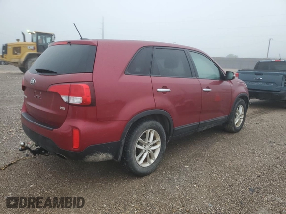 2014 Kia Sorento LX with VIN 5XYKT3A6XEG449711, listed as a Copart auction lot 55747185 with 88,795 mi miles and Clean Title. Bid and sale history available at DreamBid. Image 3.