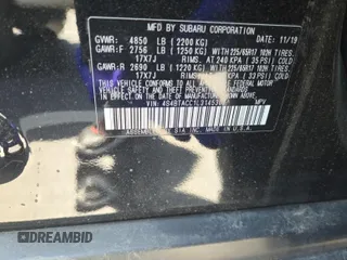 2020 Subaru Outback Premium с VIN 4S4BTACC1L3145302, выставлен на аукционе IAAI как лот 42610357 с пробегом 48 993 миль миль и . История ставок и продаж доступна на DreamBid. Изображение 22.