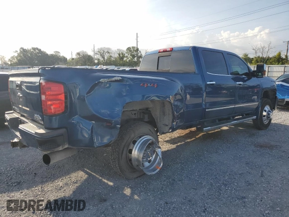 2018 Chevrolet Silverado 3500HD High Country with VIN 1GC4K1EY6JF115376, listed as a Copart auction lot 65568985 with 229,538 mi miles and Non repairable. Bid and sale history available at DreamBid. Image 3.