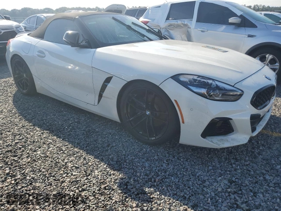 2020 BMW Z4 sDrive30i with VIN WBAHF3C01LWW55538, listed as a Copart auction lot 73878614 with 0 mi miles and Non Repairable. Bid and sale history available at carsss.com. Image 4.